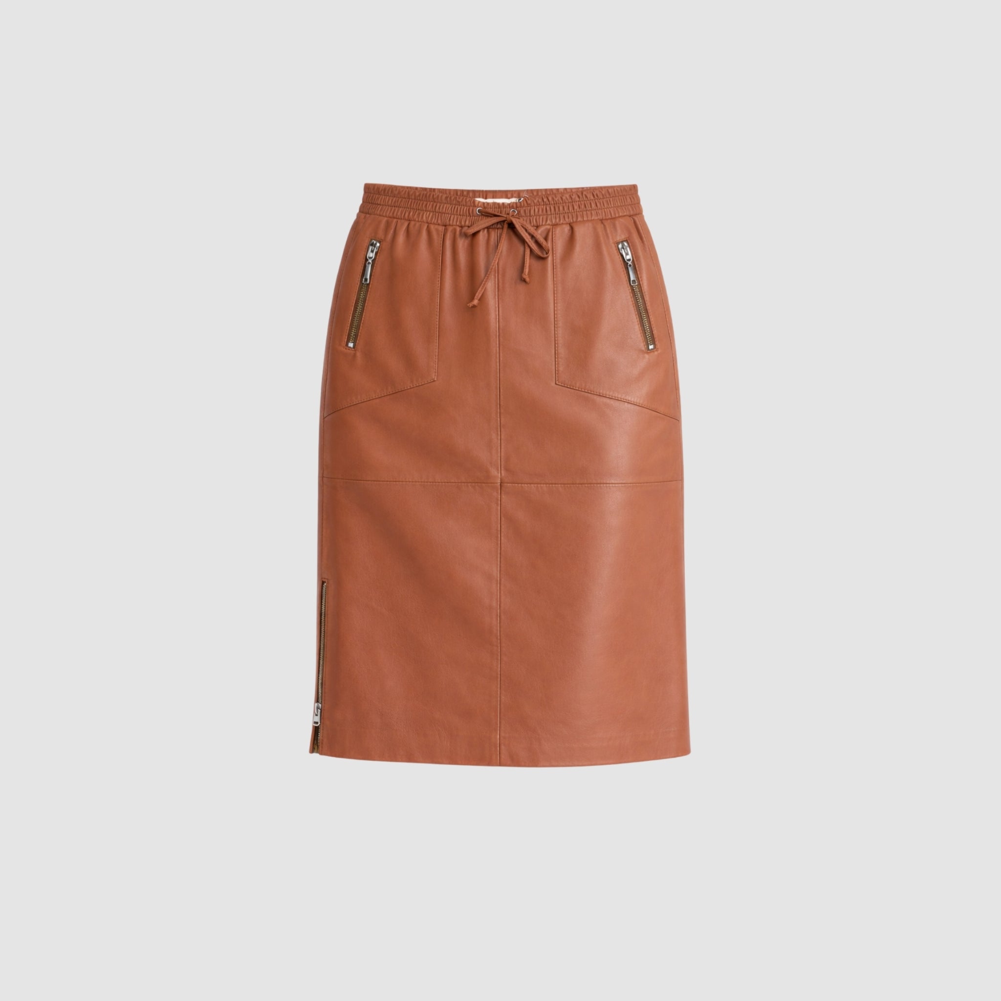 Saia Jogger Couro Legítimo