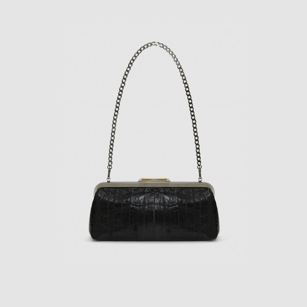 Clutch Potira Couro Enguia