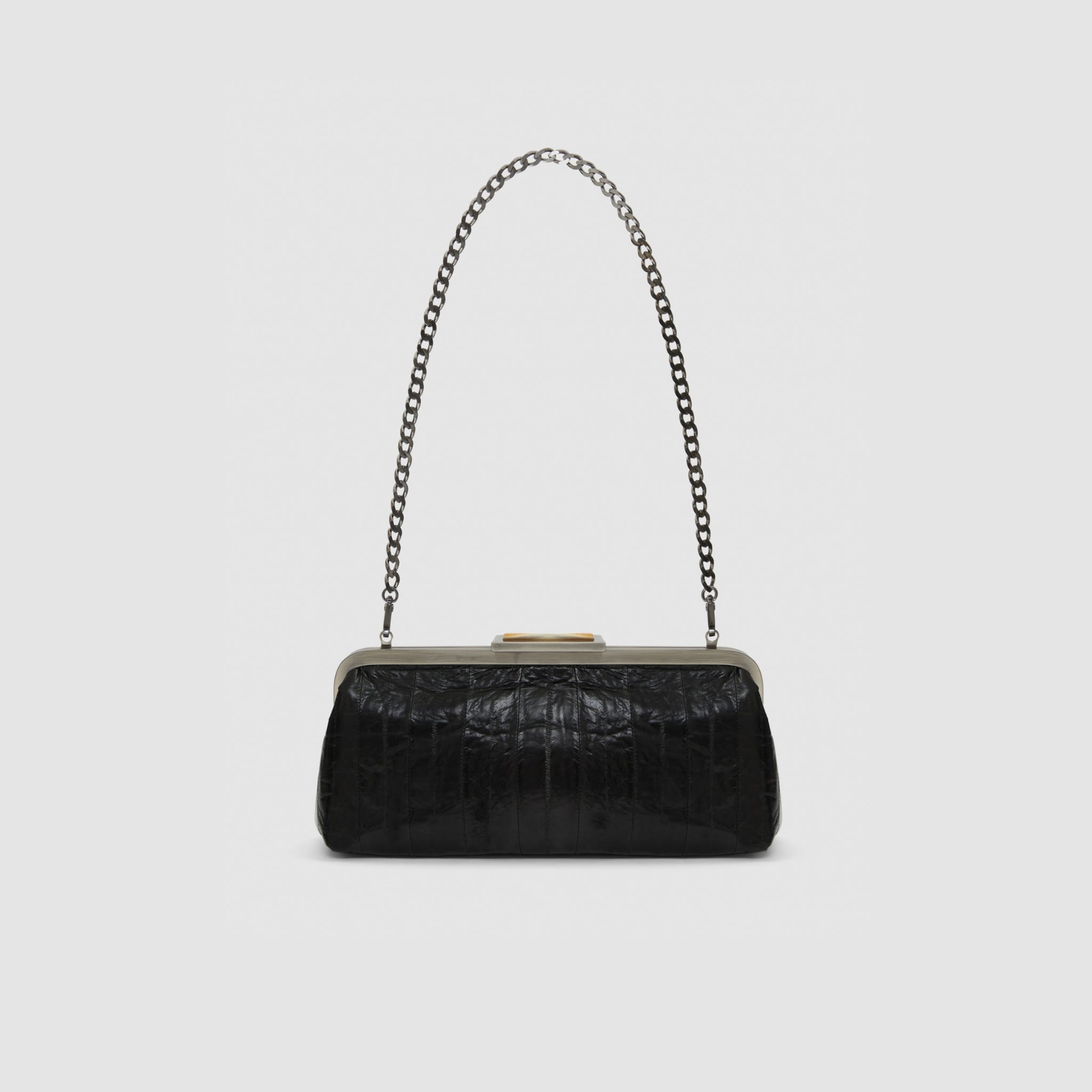 Clutch Potira Couro Enguia