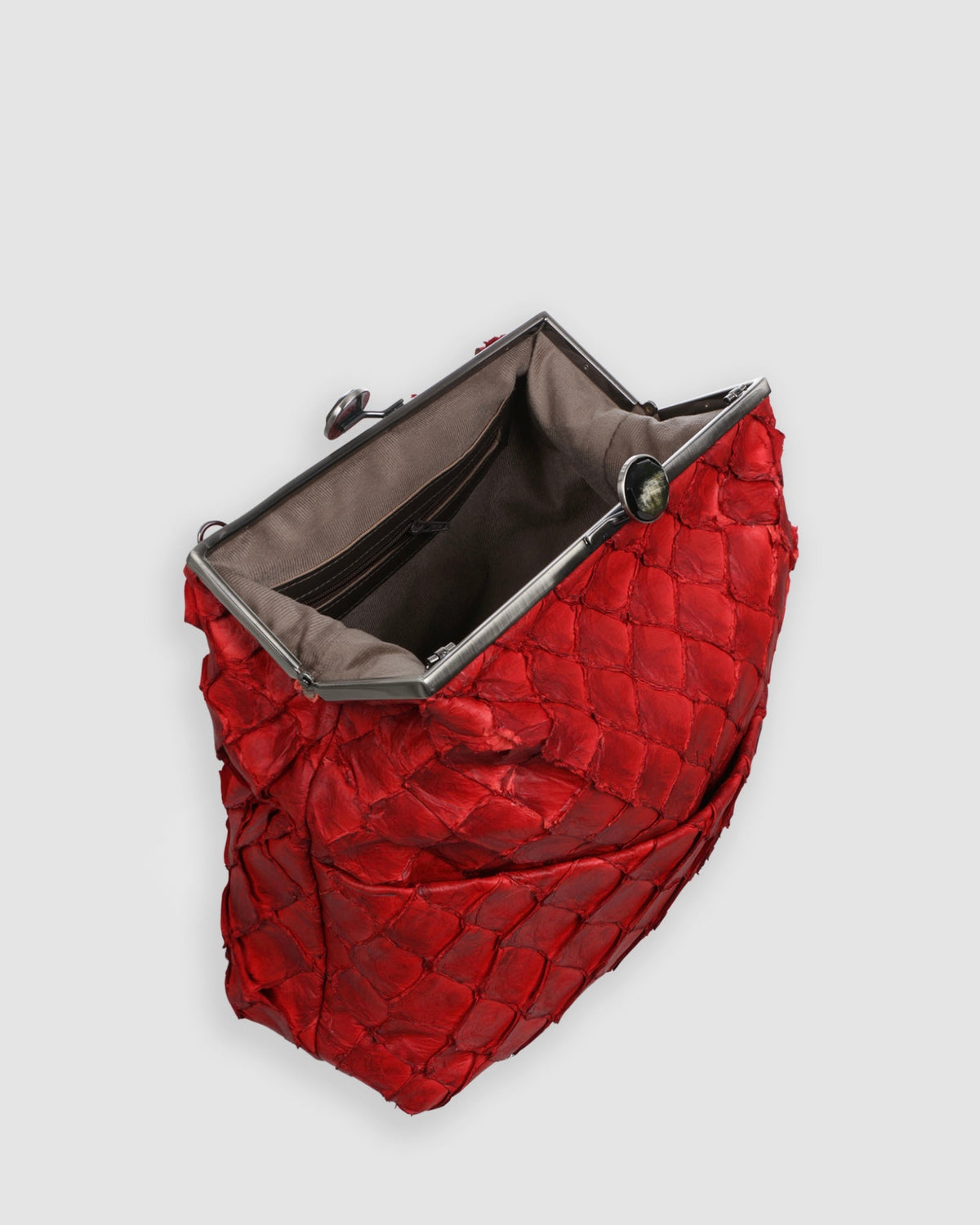 Bolsa Mochila Tucaneiro Couro Pirarucu
