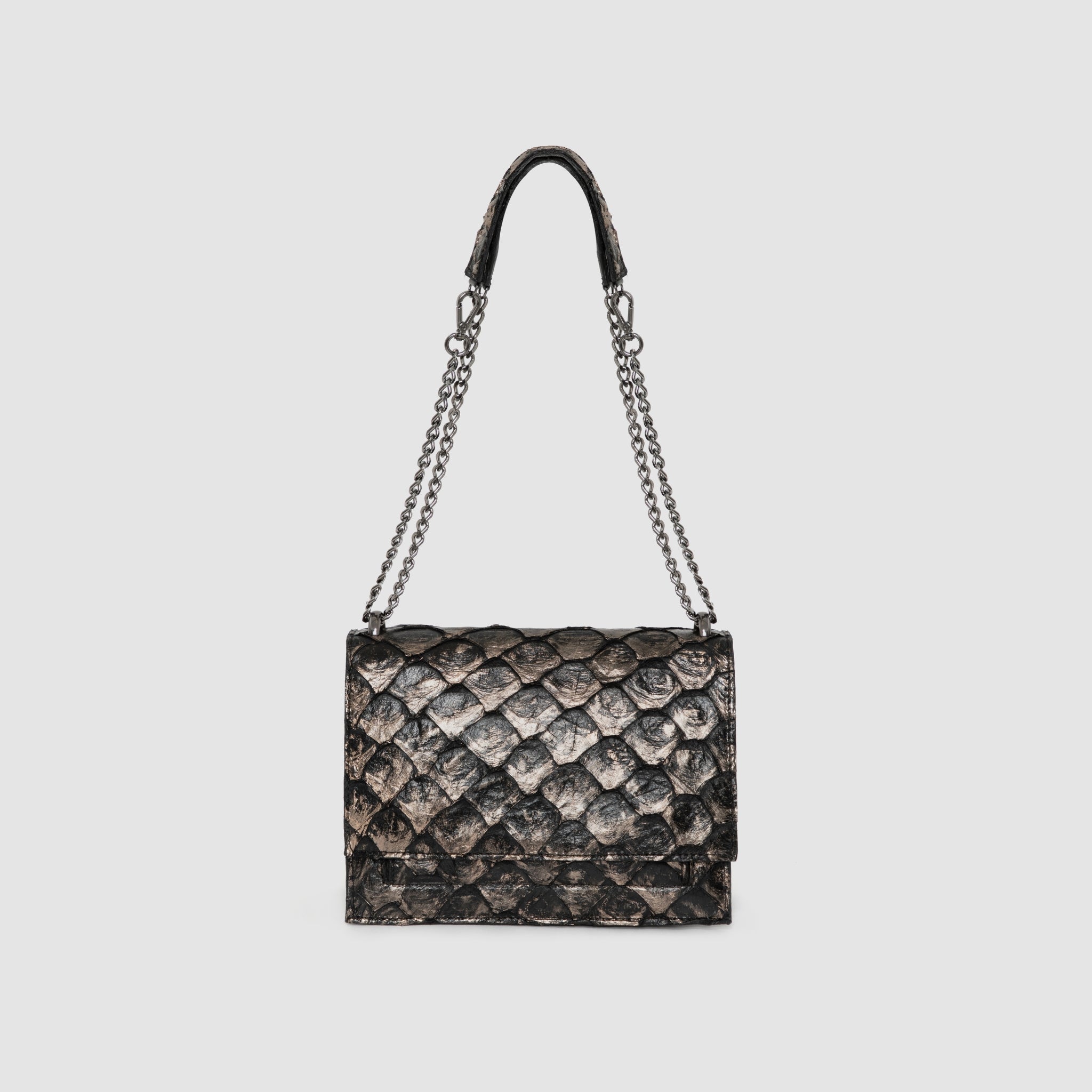 Bolsa Toé Couro Pirarucu