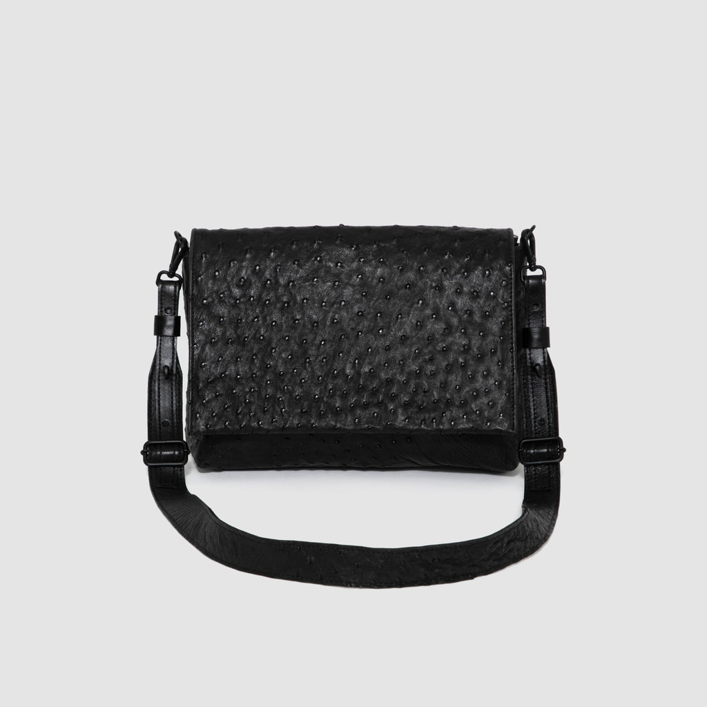Bolsa Tipuana Couro Avestruz
