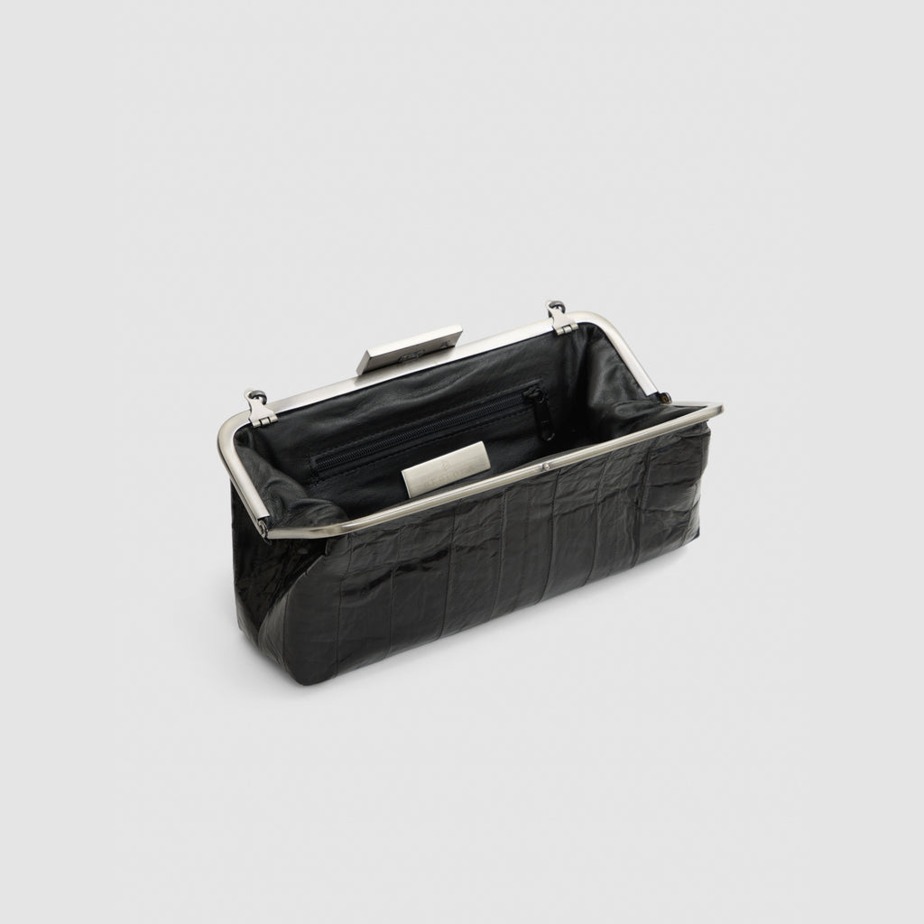 Clutch Potira Couro Enguia