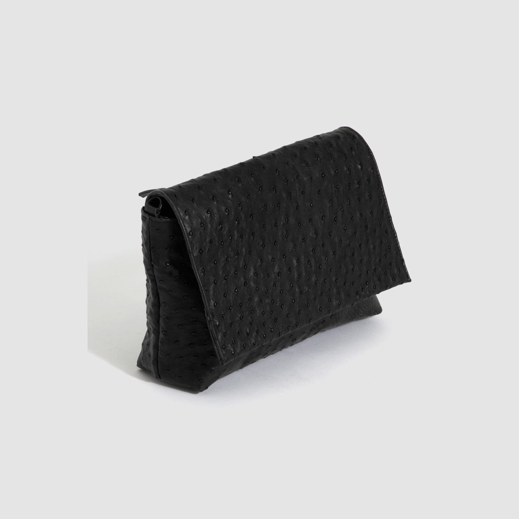 Bolsa Tipuana Couro Avestruz