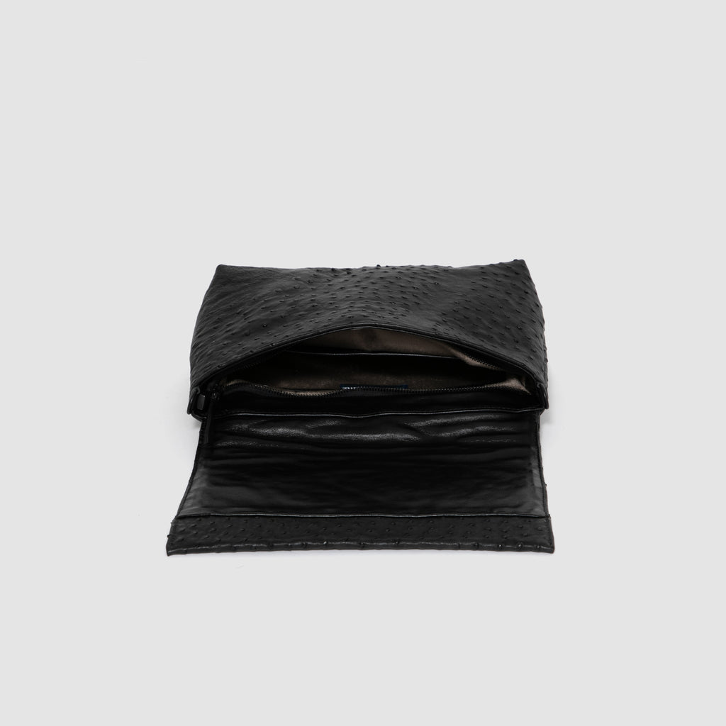 Bolsa Tipuana Couro Avestruz