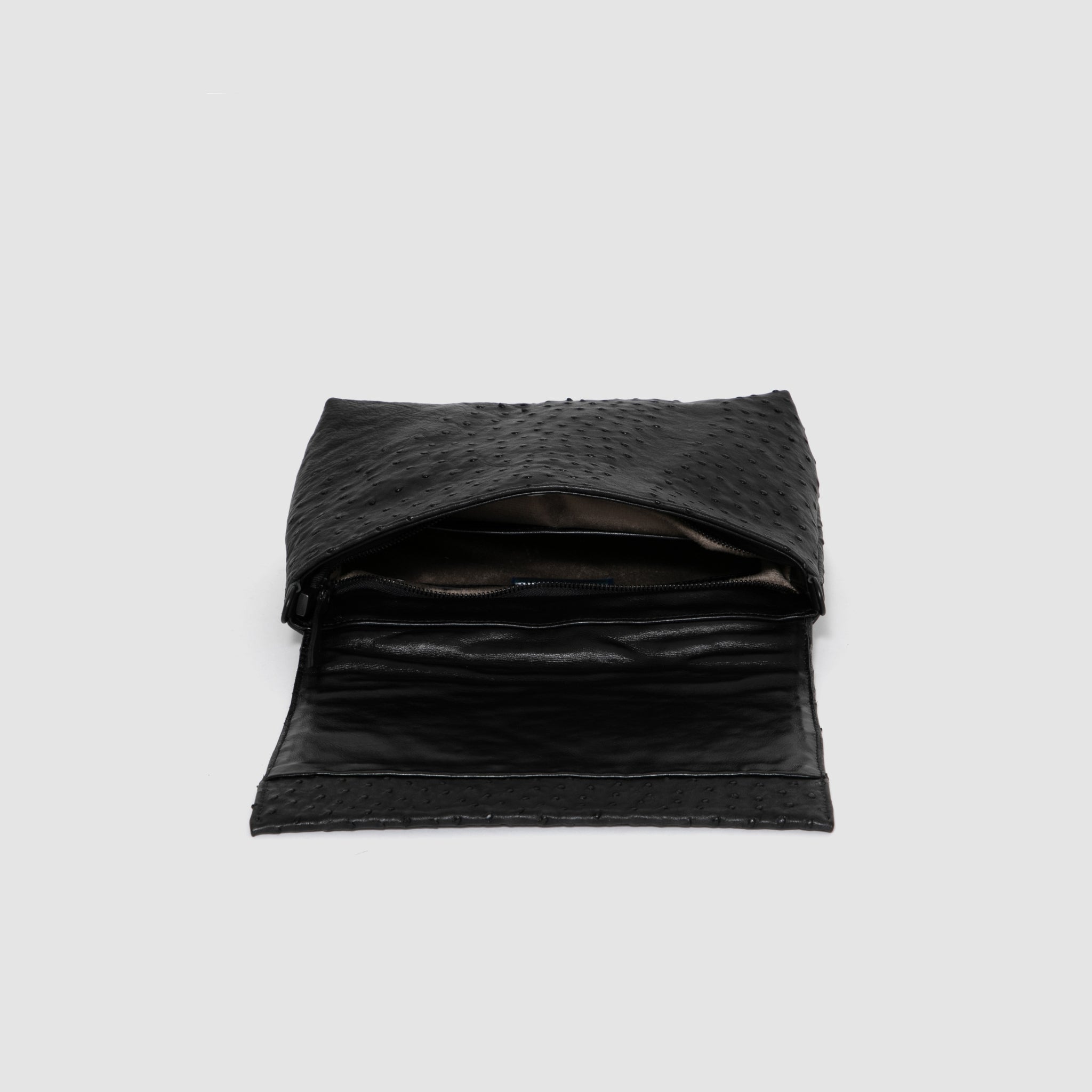 Bolsa Tipuana Couro Avestruz