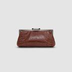 Clutch Cotijuba Couro Lezard