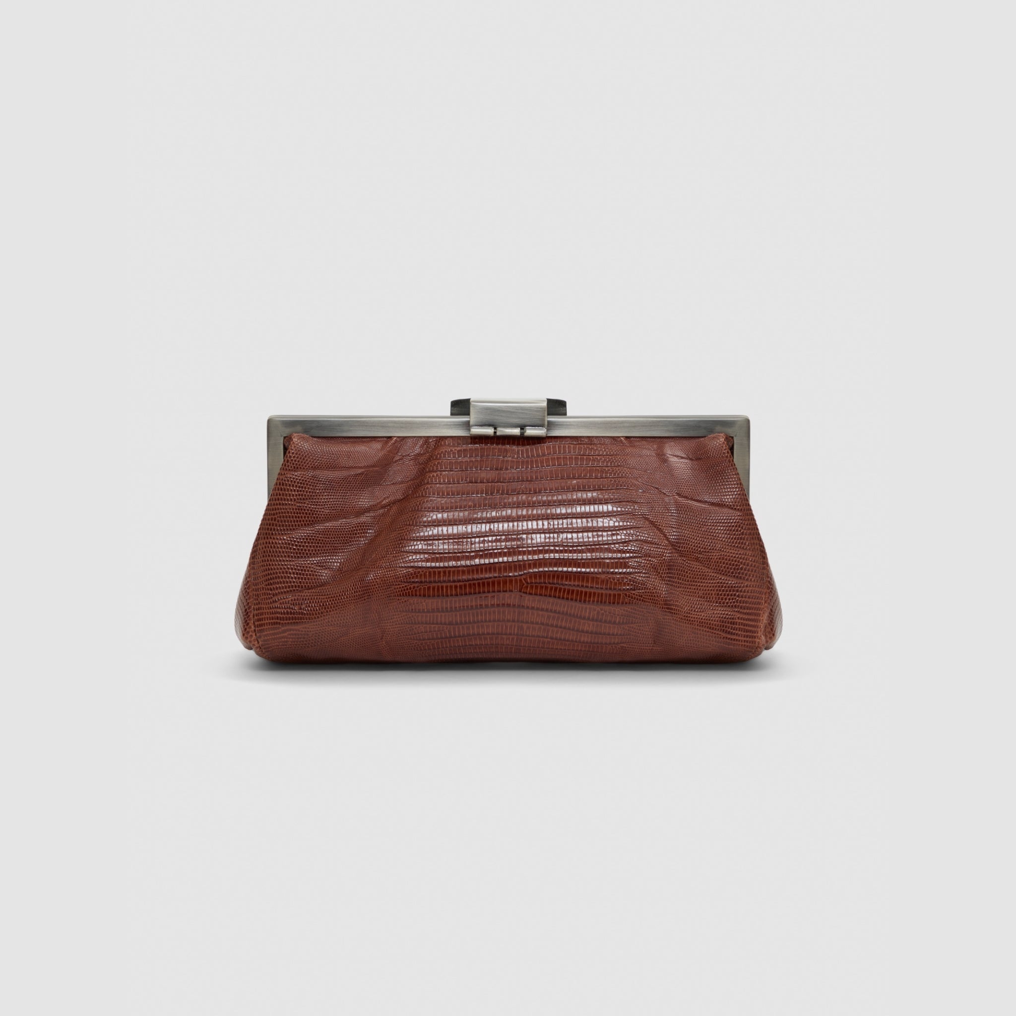 Clutch Cotijuba Couro Lezard