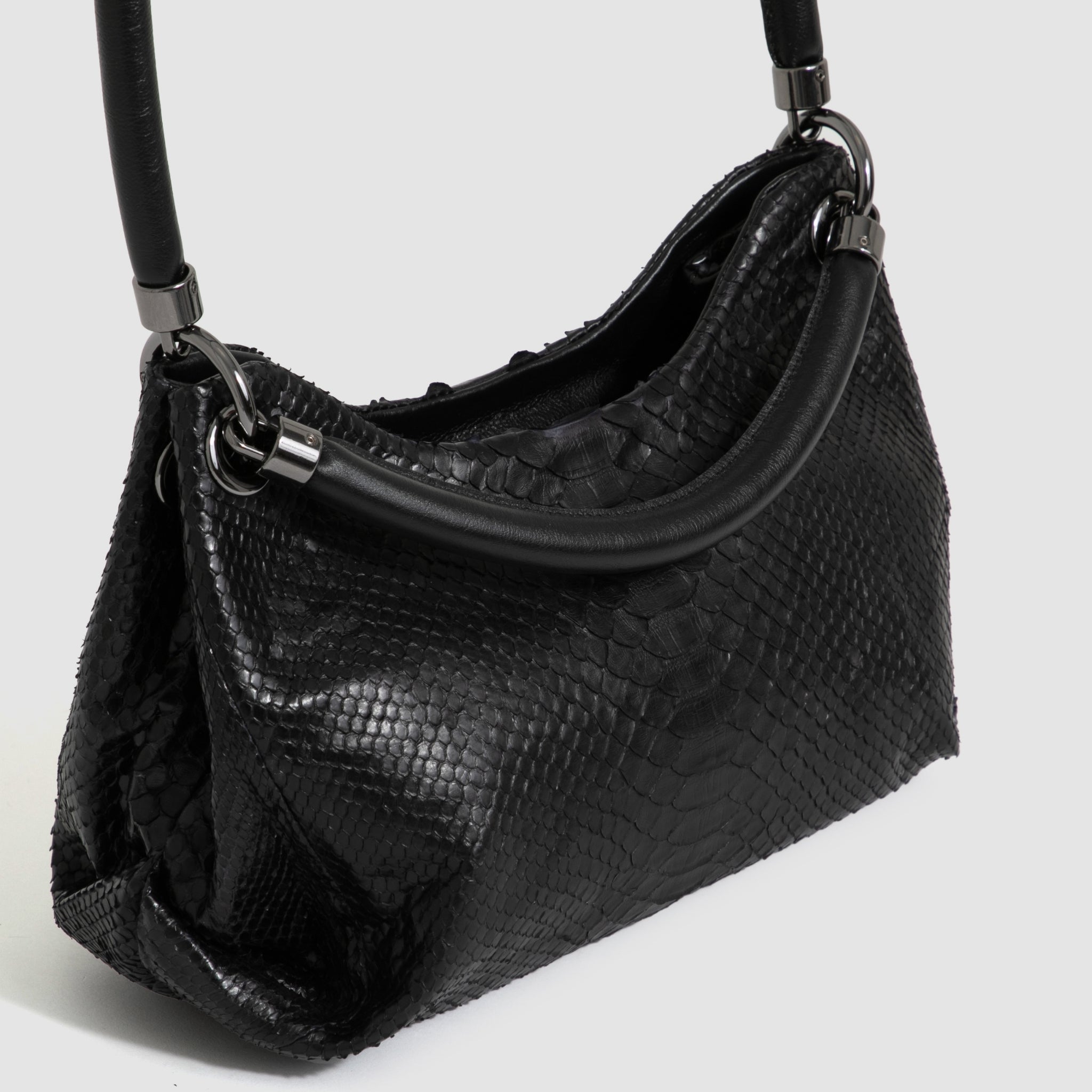 Bolsa Amazônia Couro Python