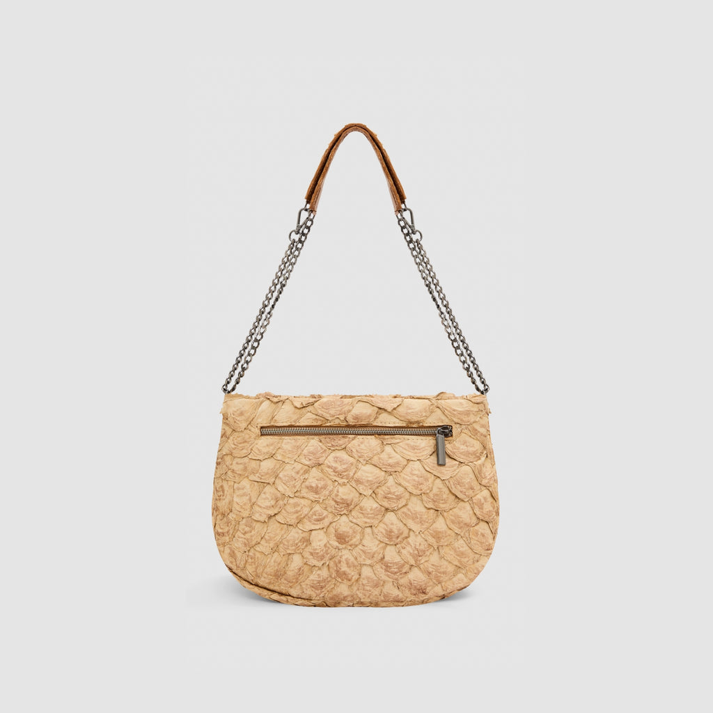 Bolsa Monalisa Couro Pirarucu