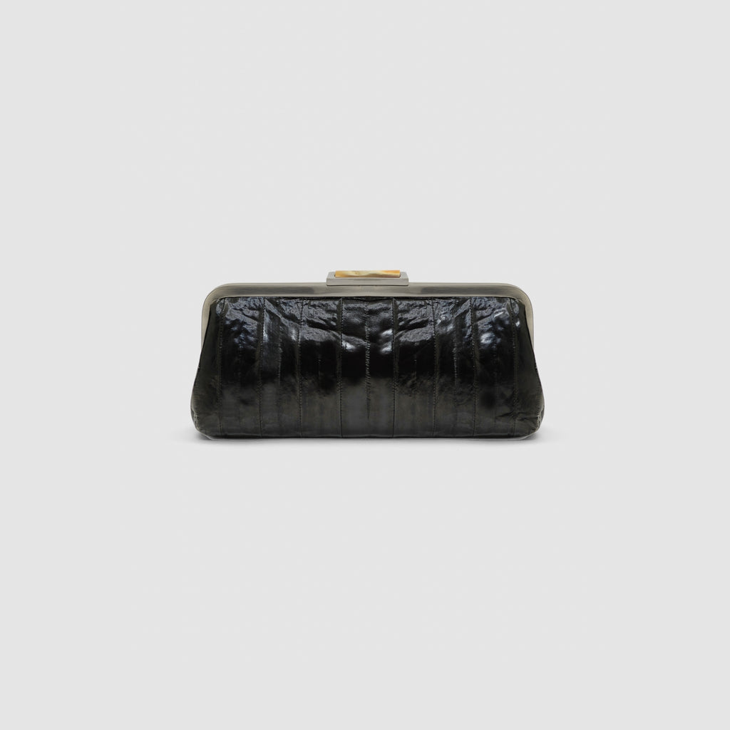 Clutch Potira Couro Enguia