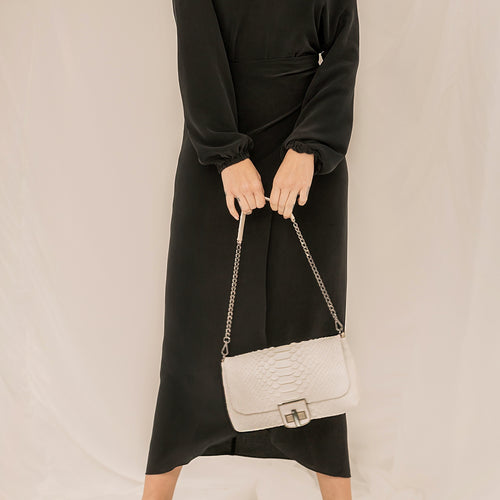 Bolsa Araguanã Couro Python