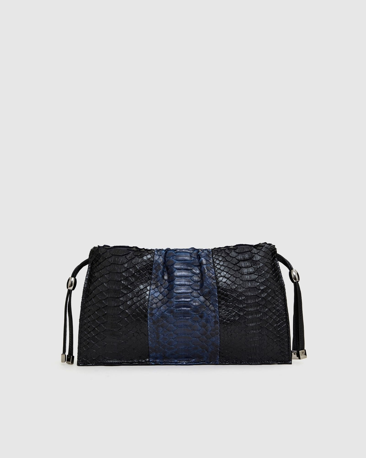 Bolsa Vinci Couro Python Patchwork