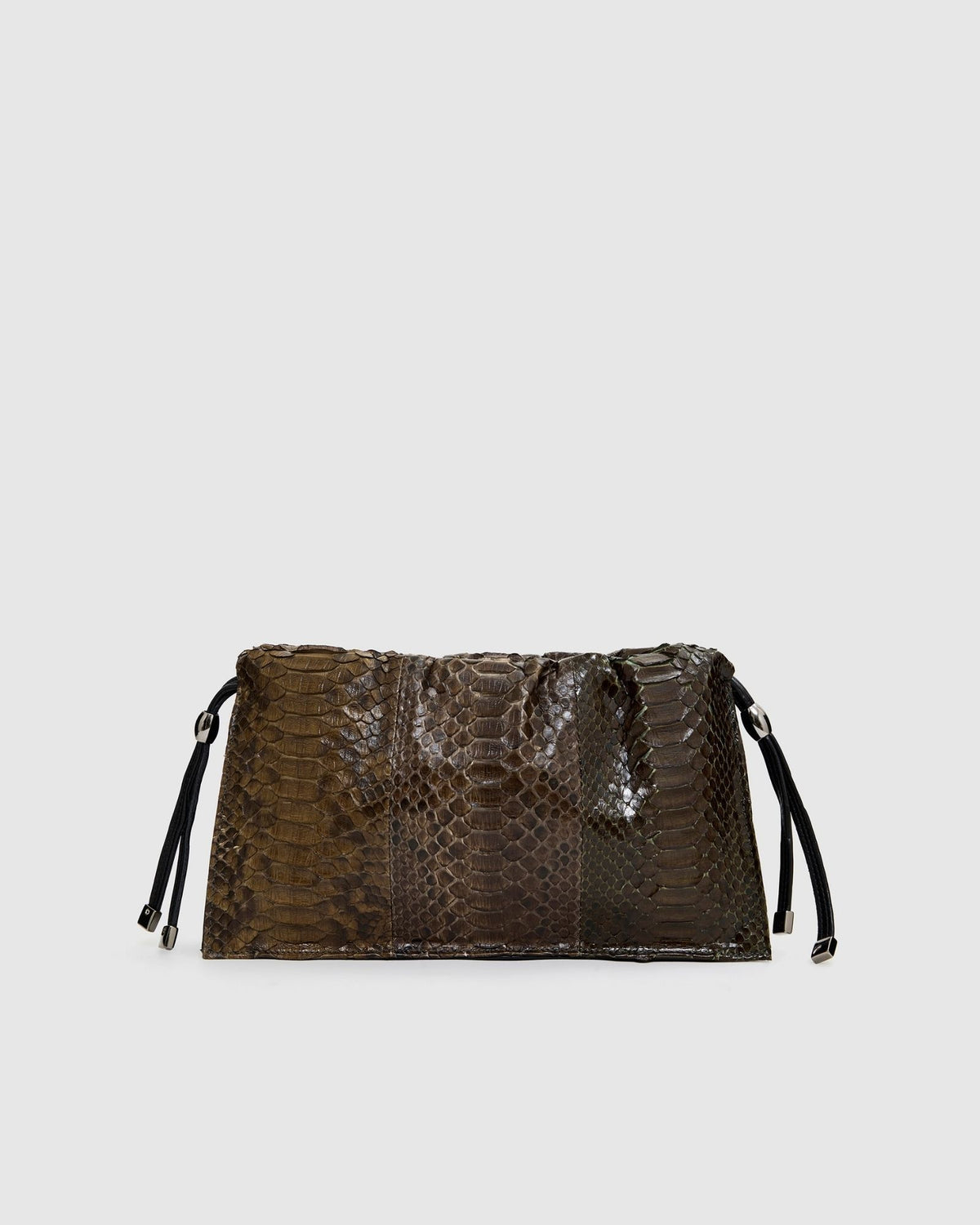 Bolsa Vinci Couro Python Patchwork