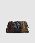 Bolsa Vinci Couro Python Mix
