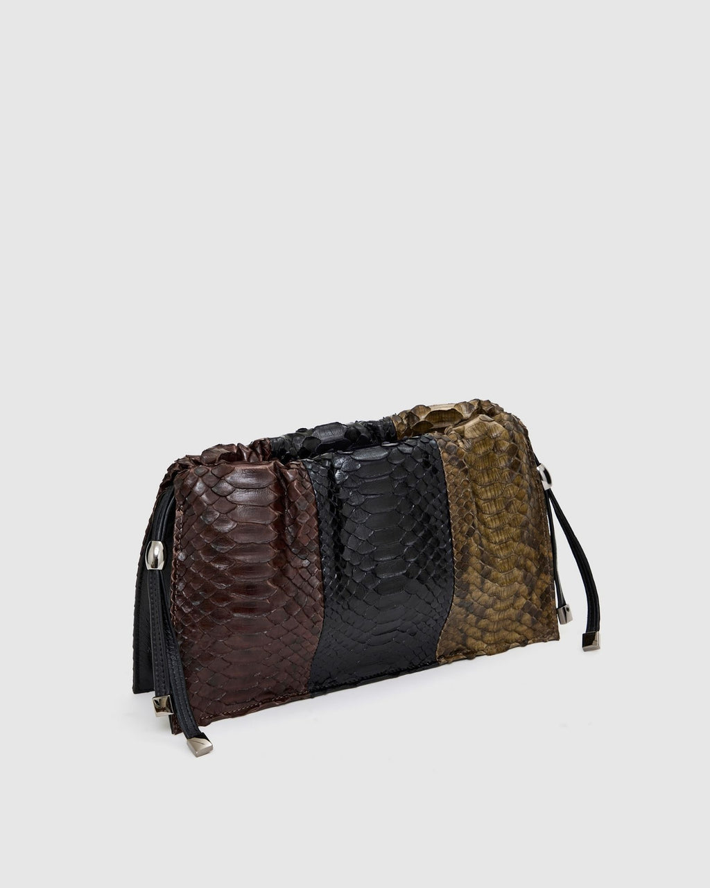 Bolsa Vinci Couro Python Mix