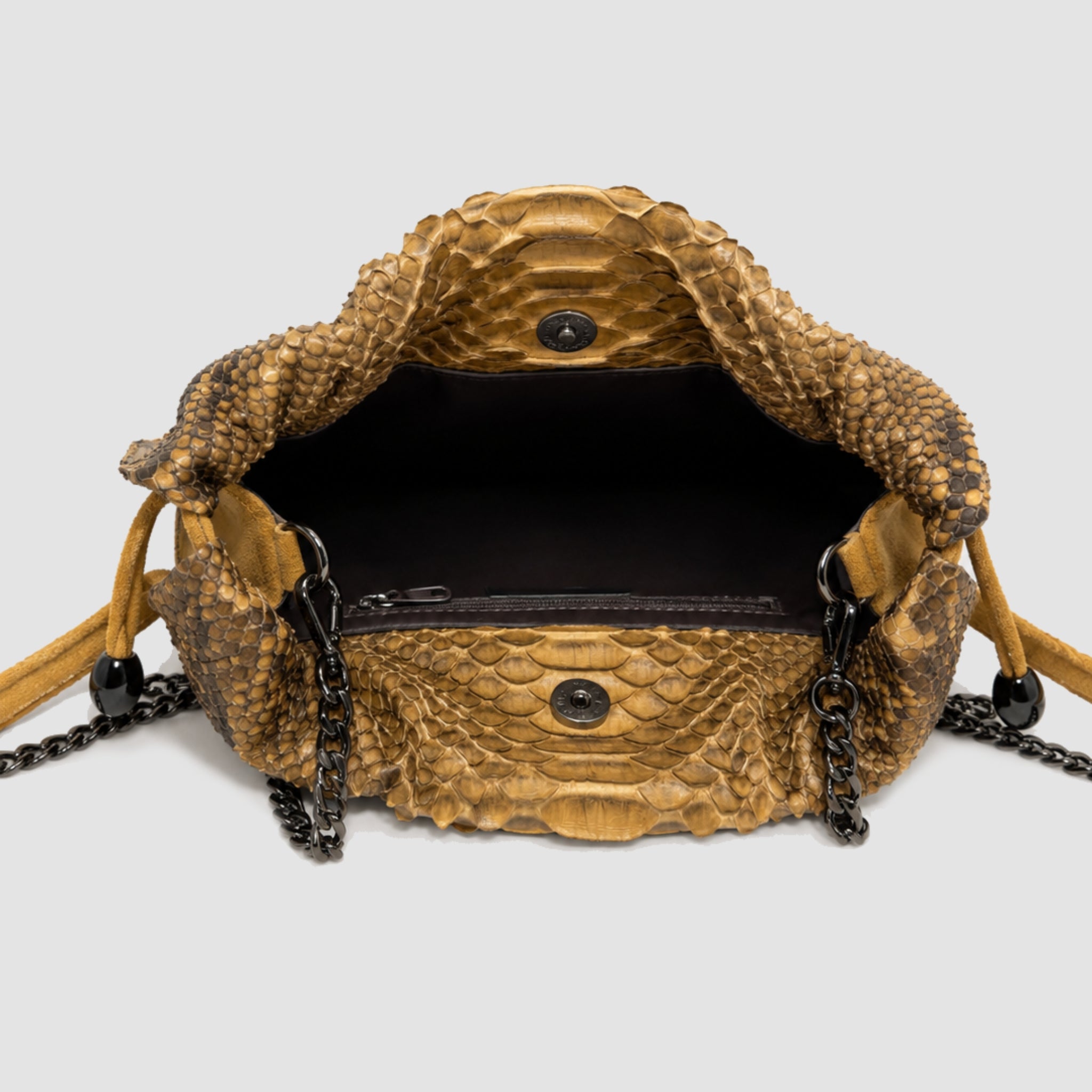 Bolsa Vinci Couro de Python