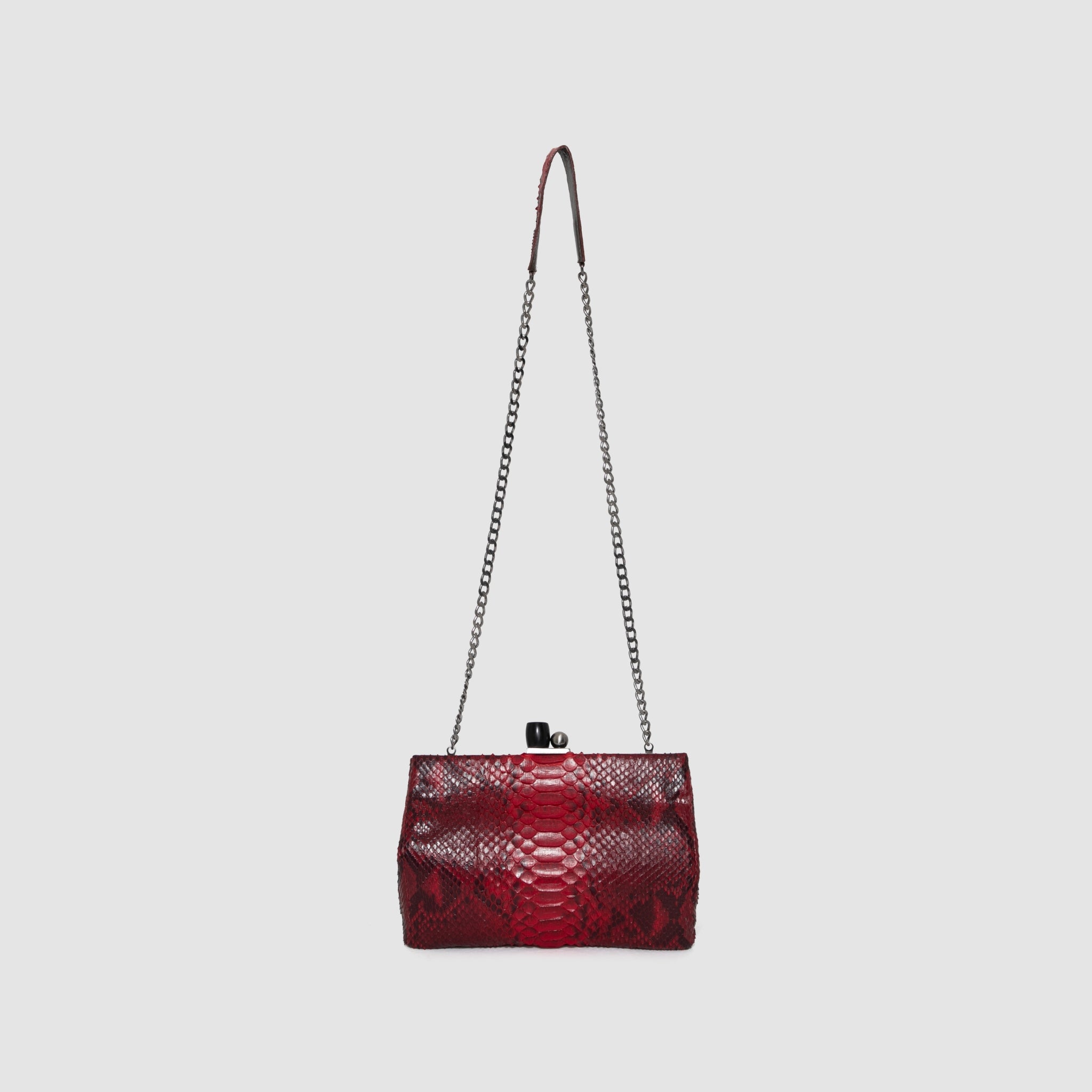 Clutch Maya Couro Python