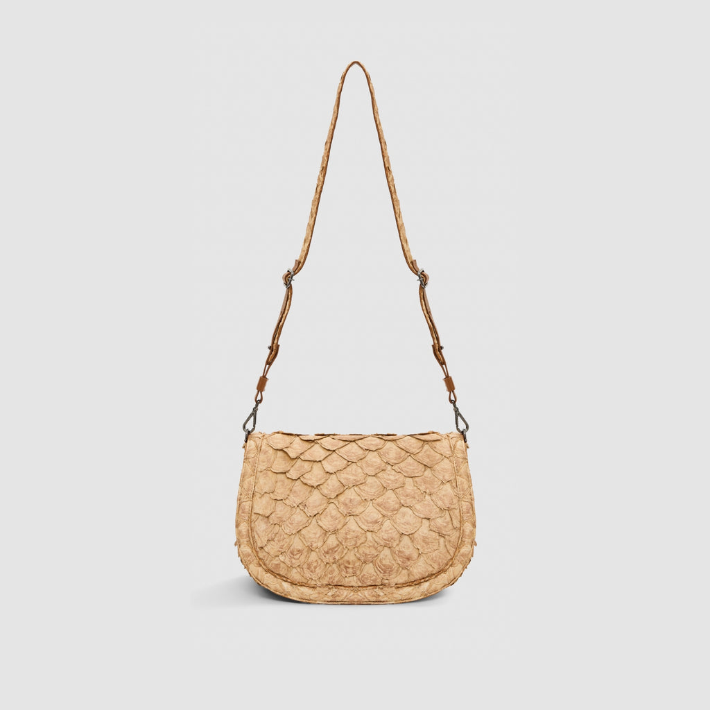 Bolsa Monalisa Couro Pirarucu