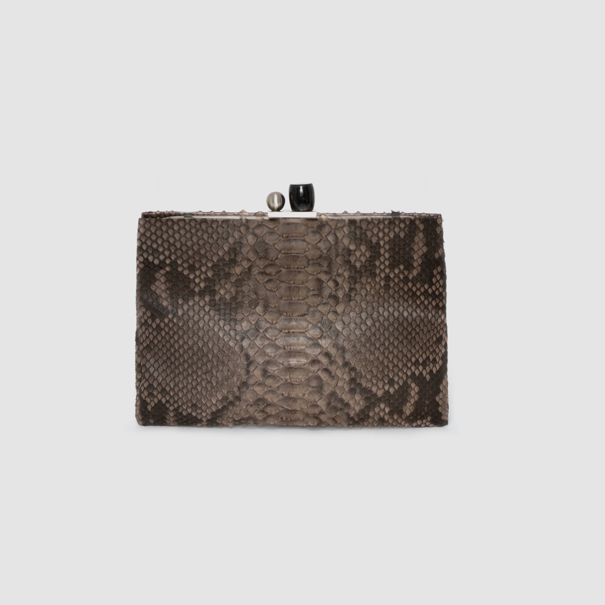 Clutch Maya Couro Python