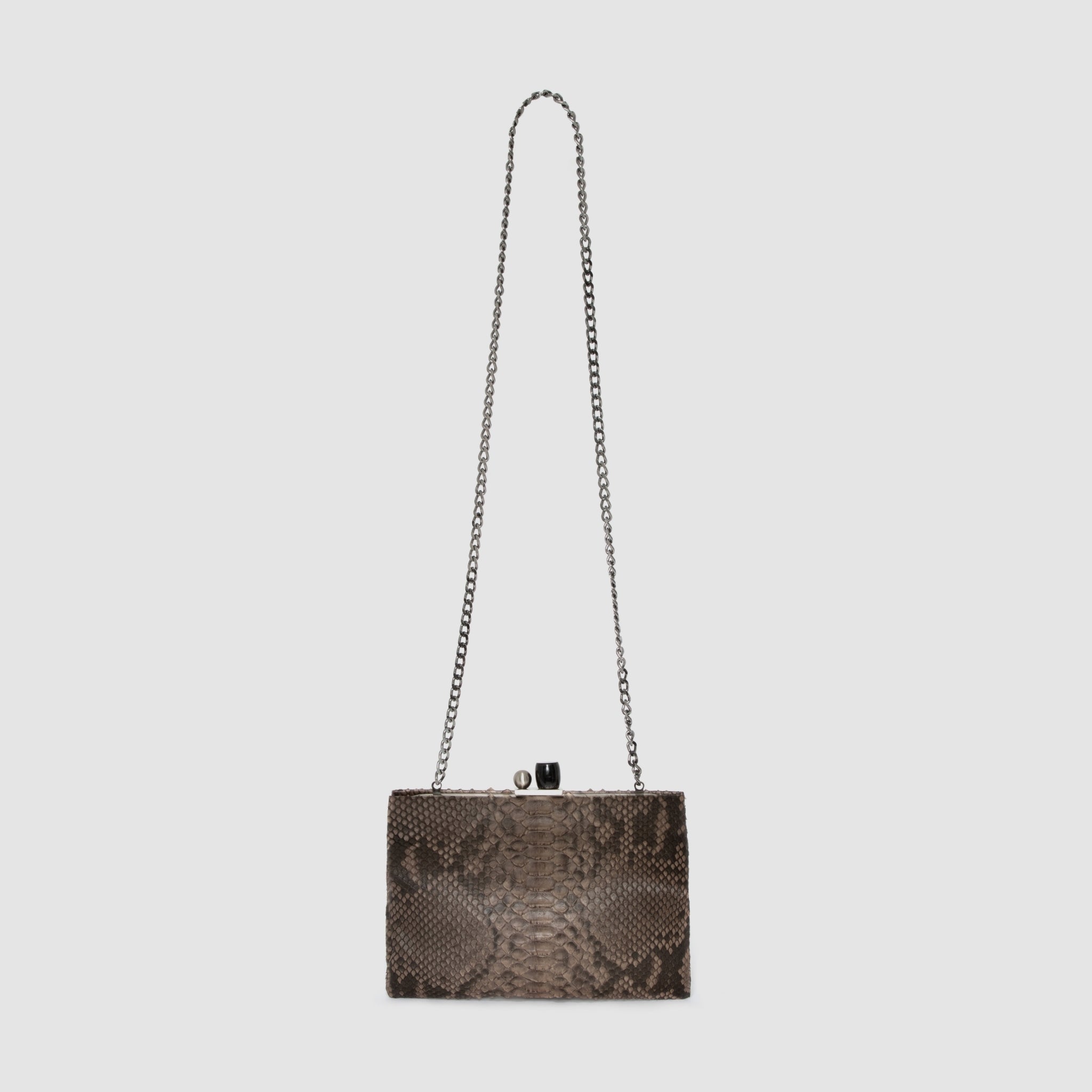 Clutch Maya Couro Python