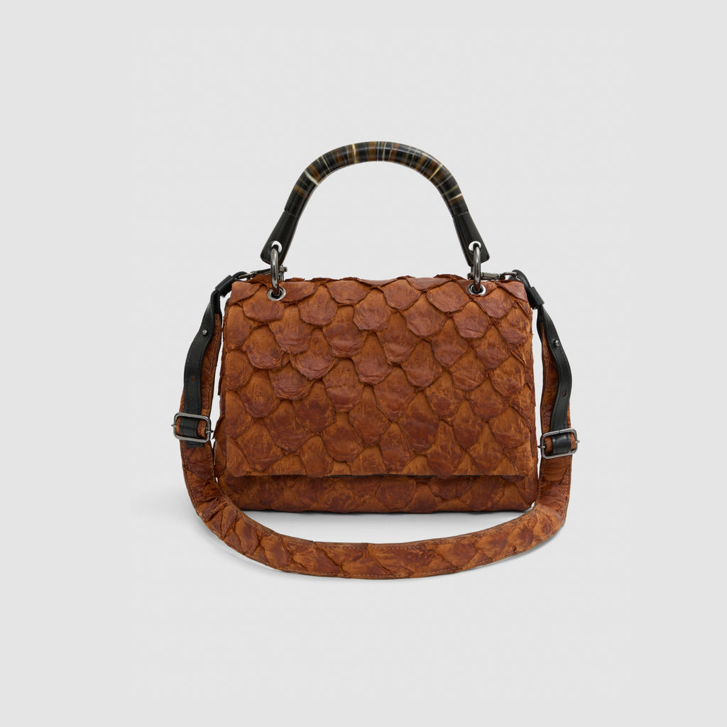 Bolsa Antonella Couro Pirarucu