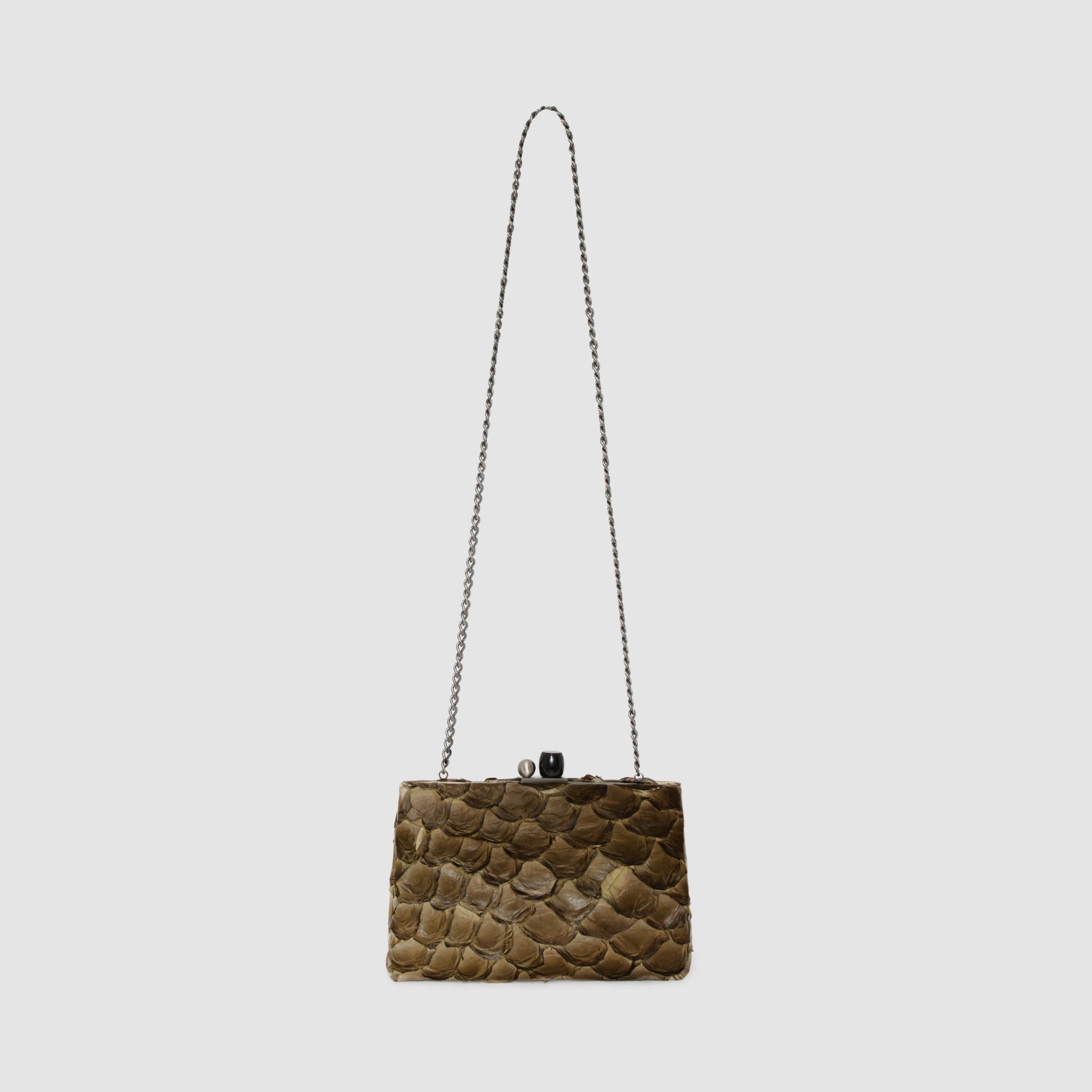 Clutch Maya Couro Pirarucu