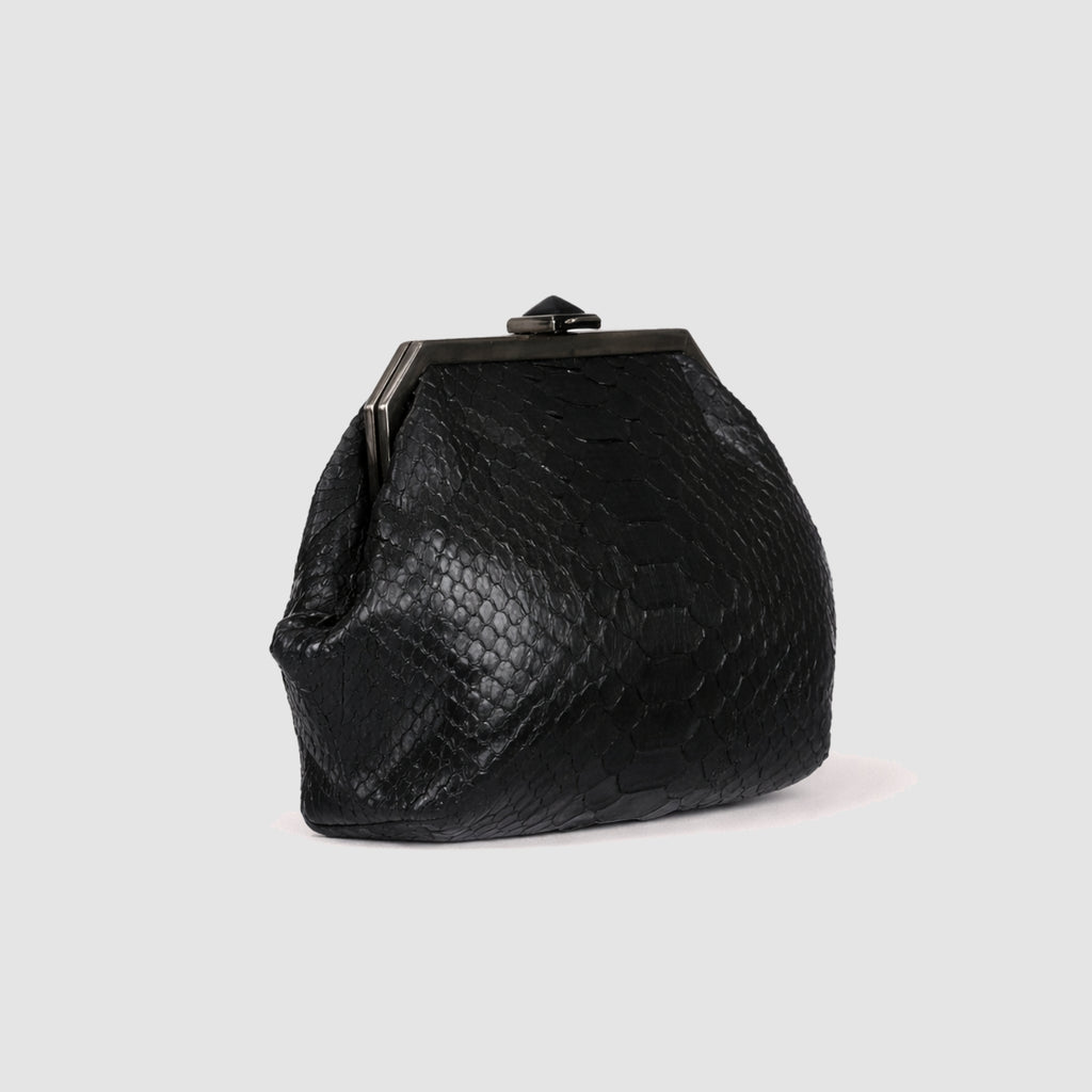 Clutch Manduvi Couro Python