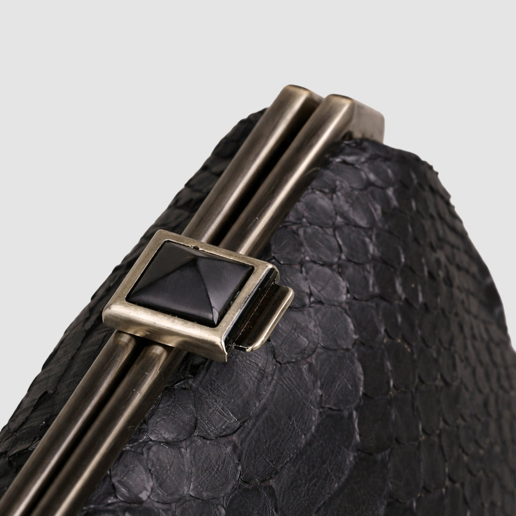 Clutch Manduvi Couro Python