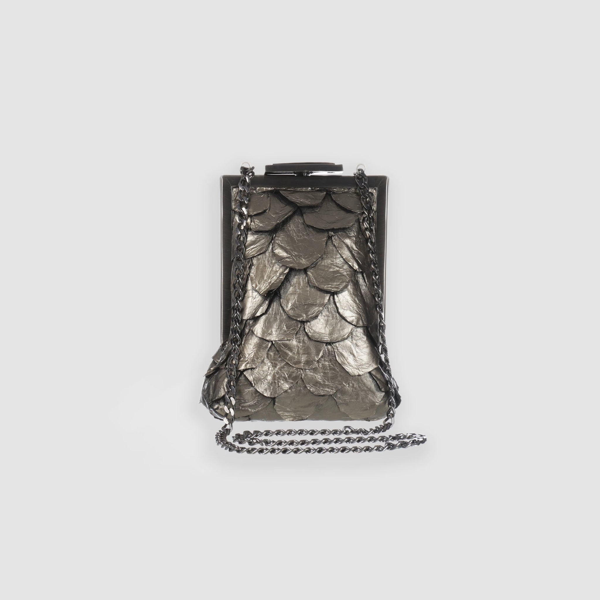 Clutch Afuá Couro Pirarucu