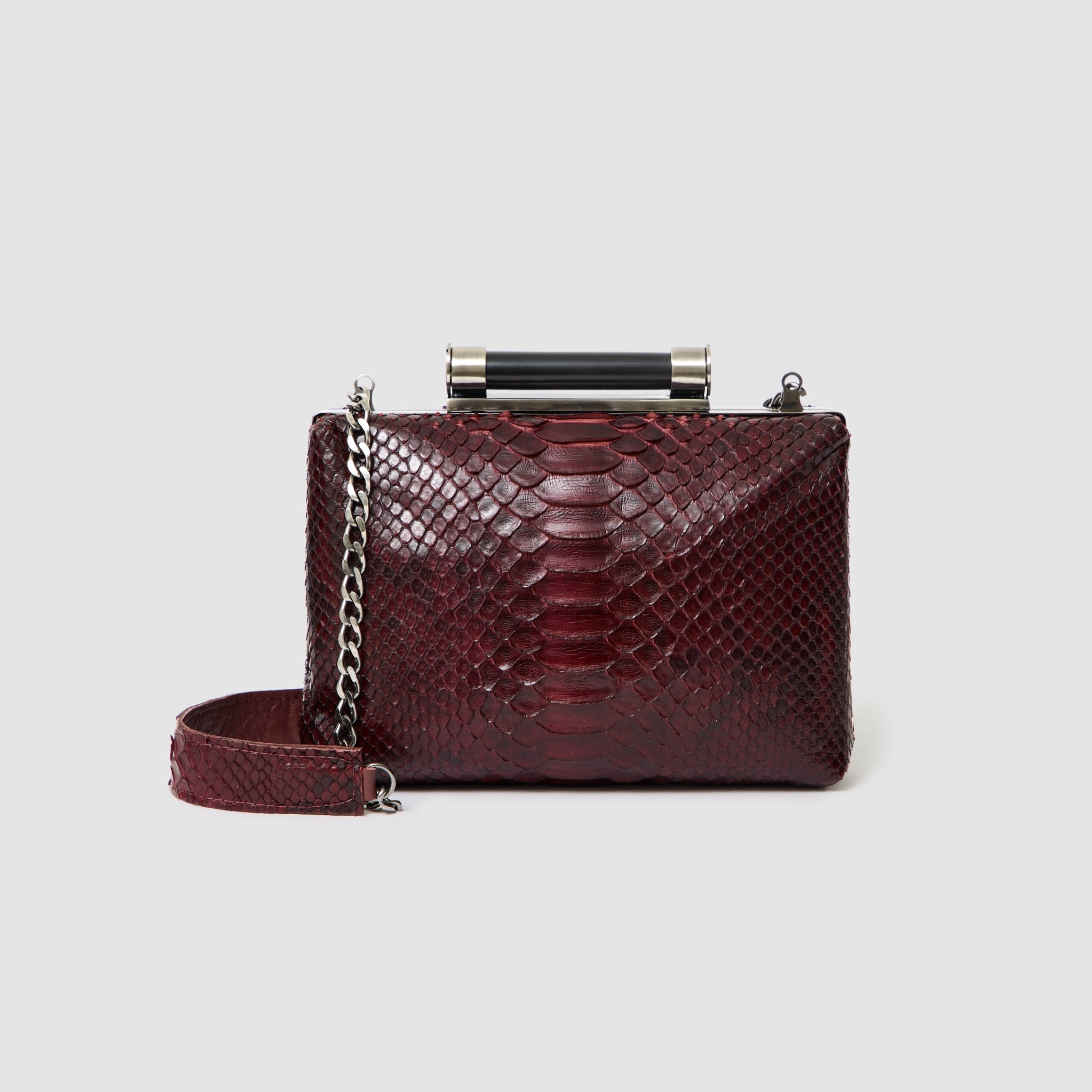 Clutch Caseara Couro Python