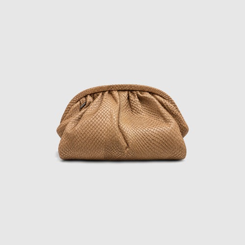 Bolsa Camapú Couro Salmão