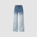 Calça Reta Degradê Jeans