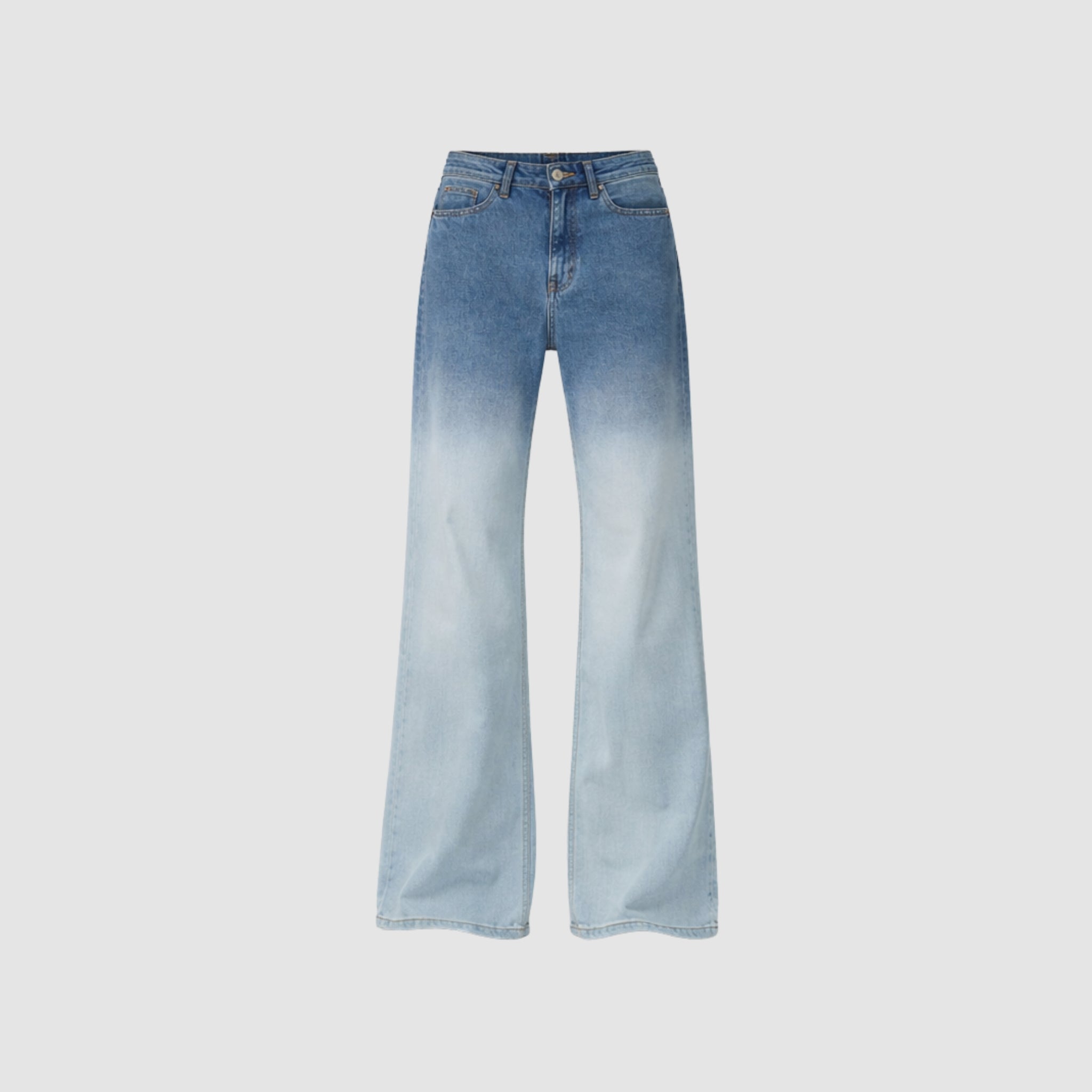Calça Reta Degradê Jeans