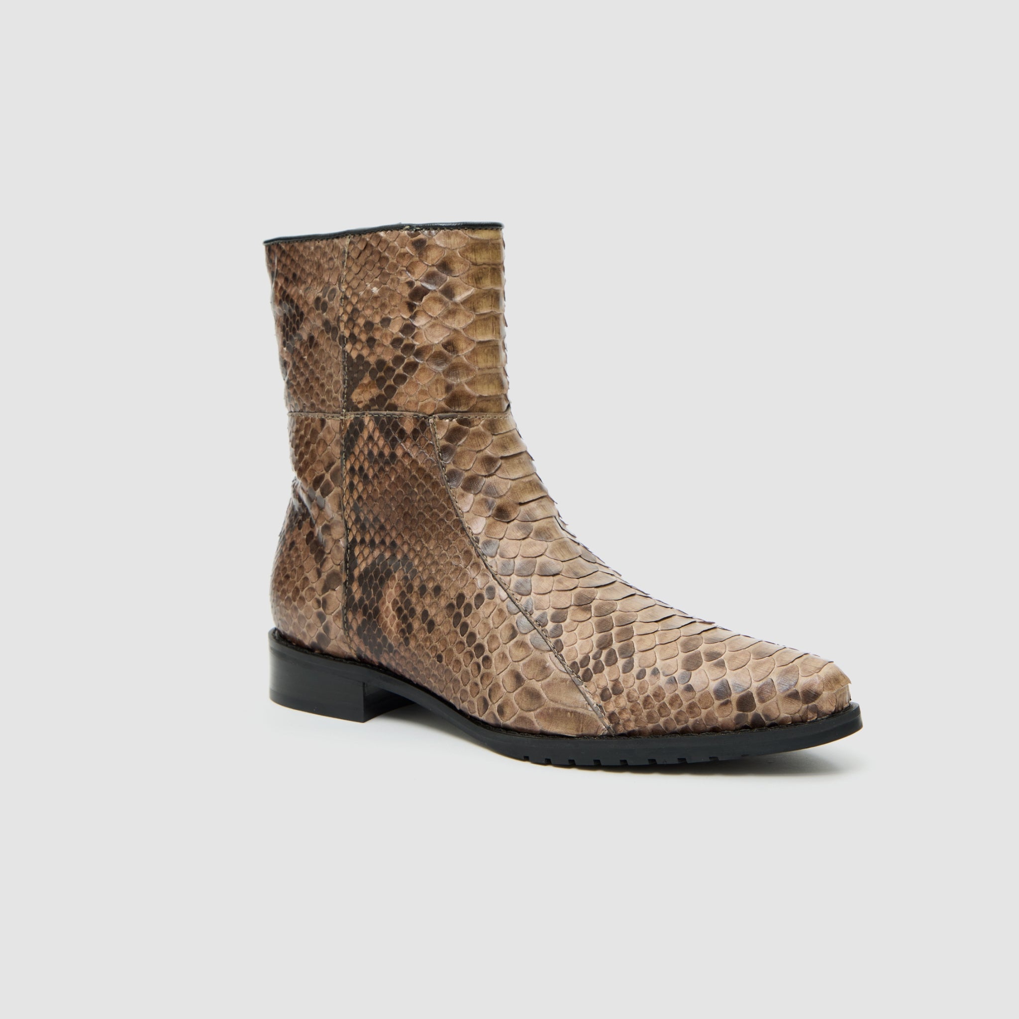 Bota Clássica Couro Python