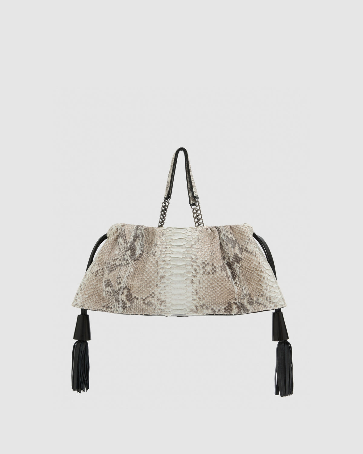 Bolsa Vinci Couro Python