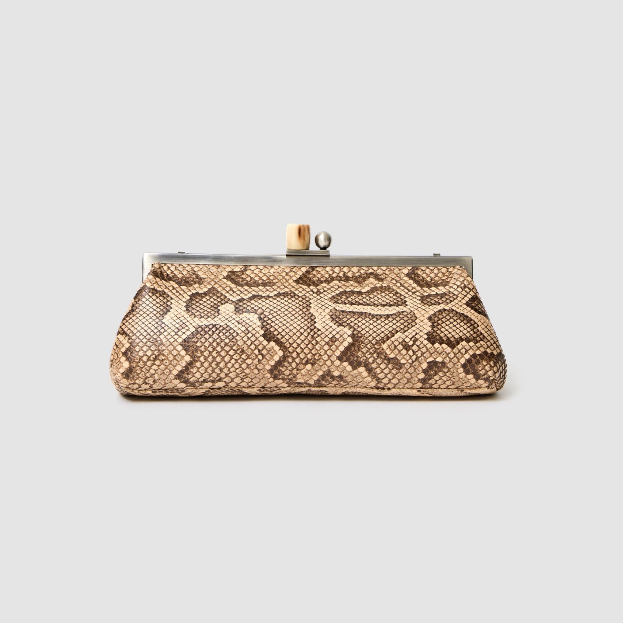 Clutch Mutum Couro Python Moluro