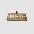 Clutch Mutum Couro Python
