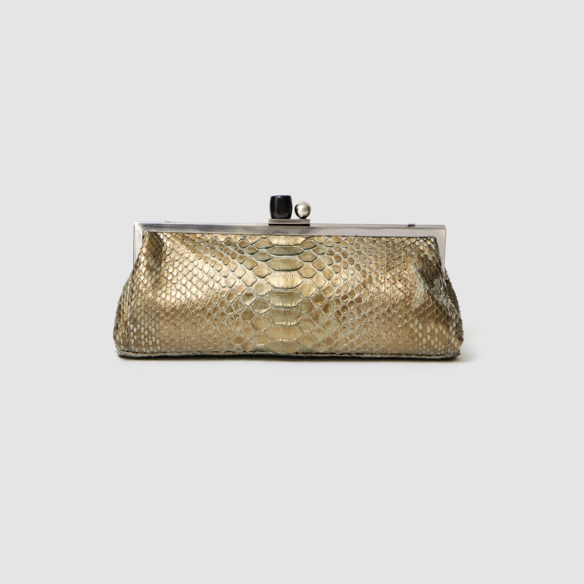 Clutch Mutum Couro Python