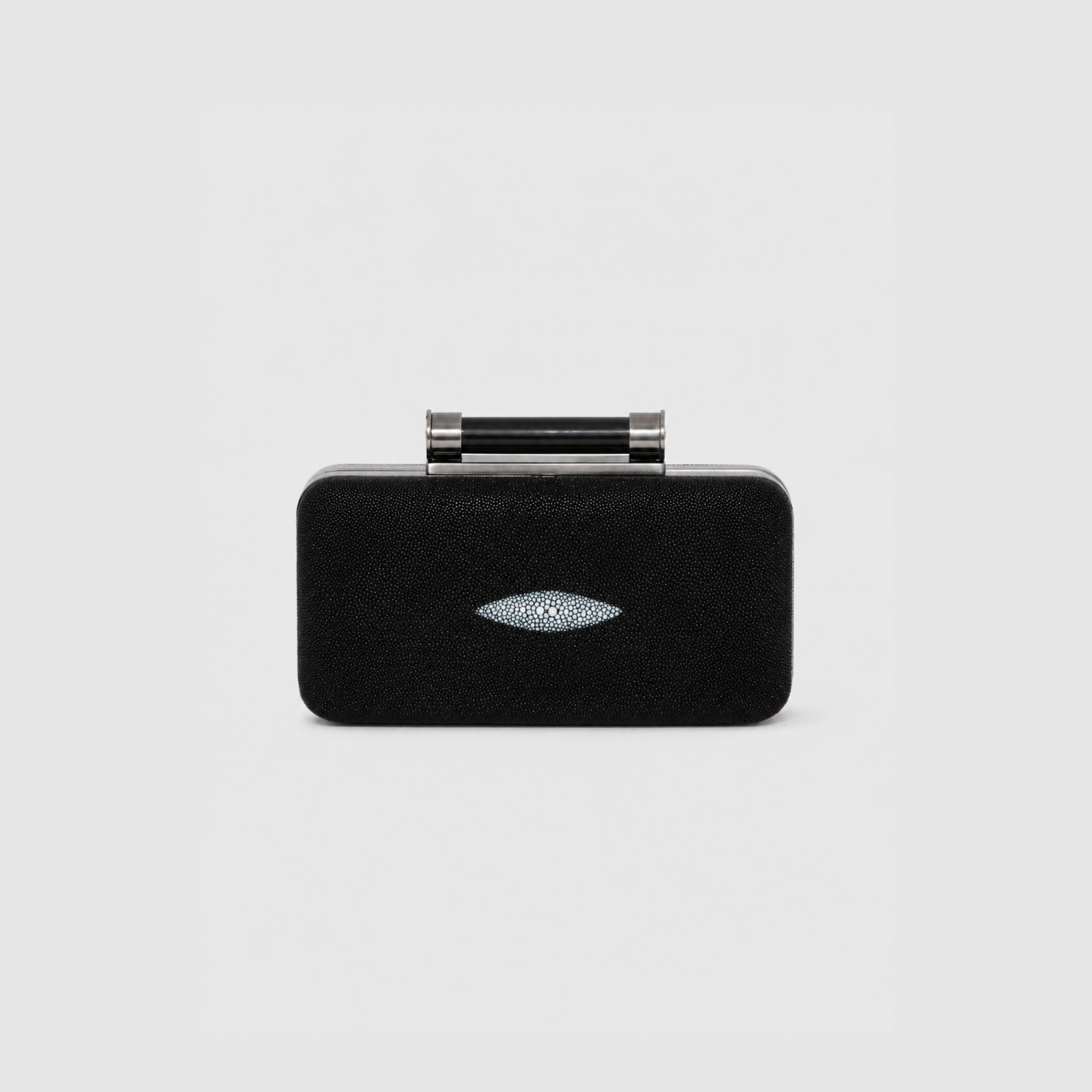 Clutch Aracá Couro Arraia