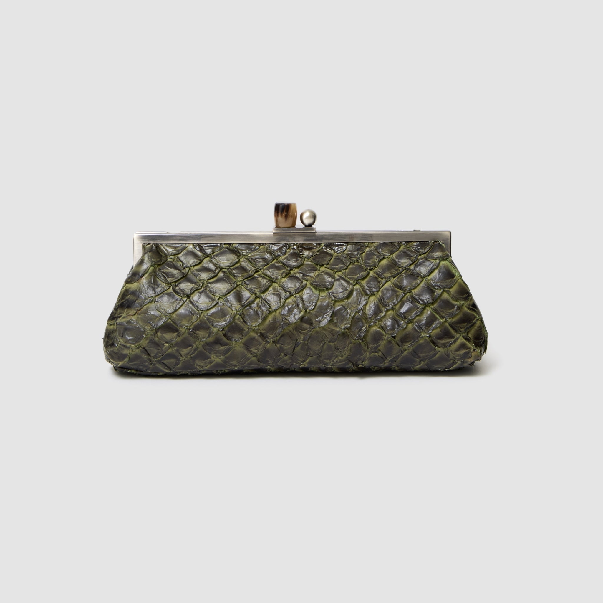 Clutch Mutum Couro Pirarucu
