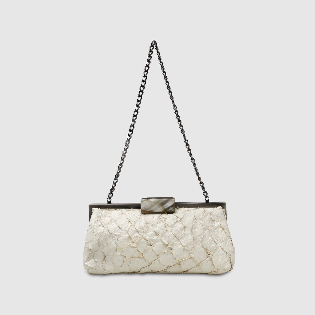 Clutch Cotijuba Couro Pirarucu