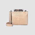 Clutch Caseara Couro Python
