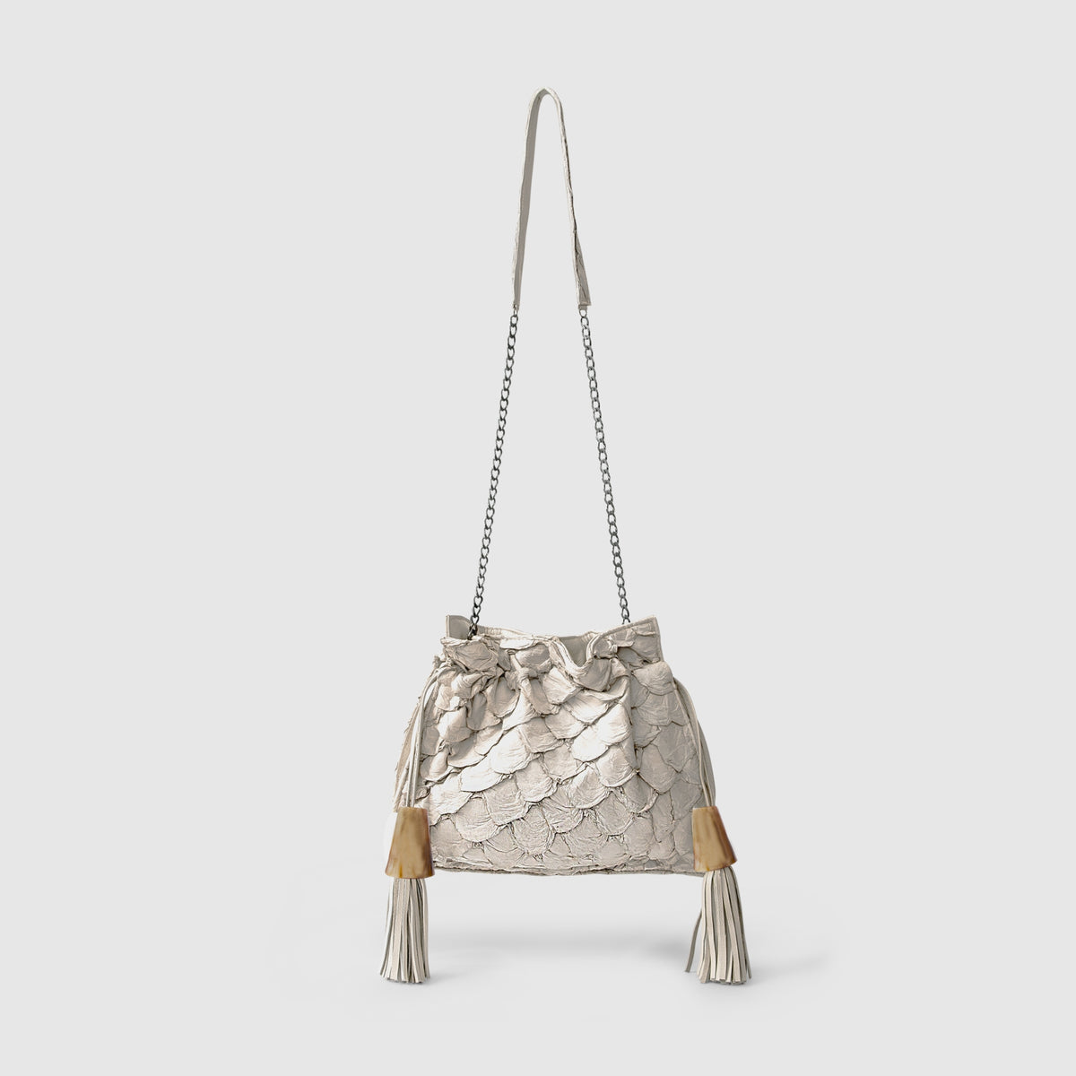 Bolsa Manacá Couro Pirarucu
