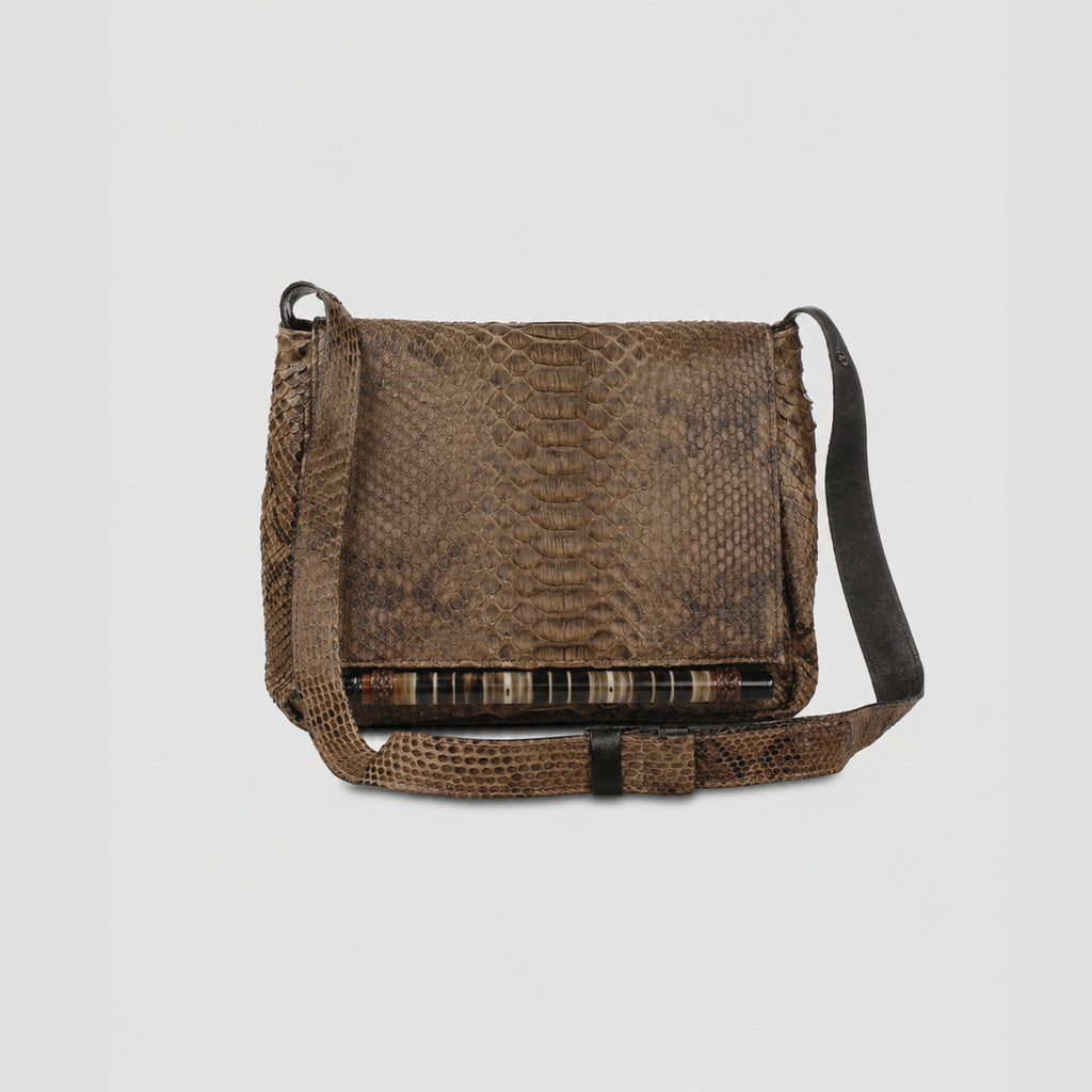 Bolsa Pantanal Couro de Python