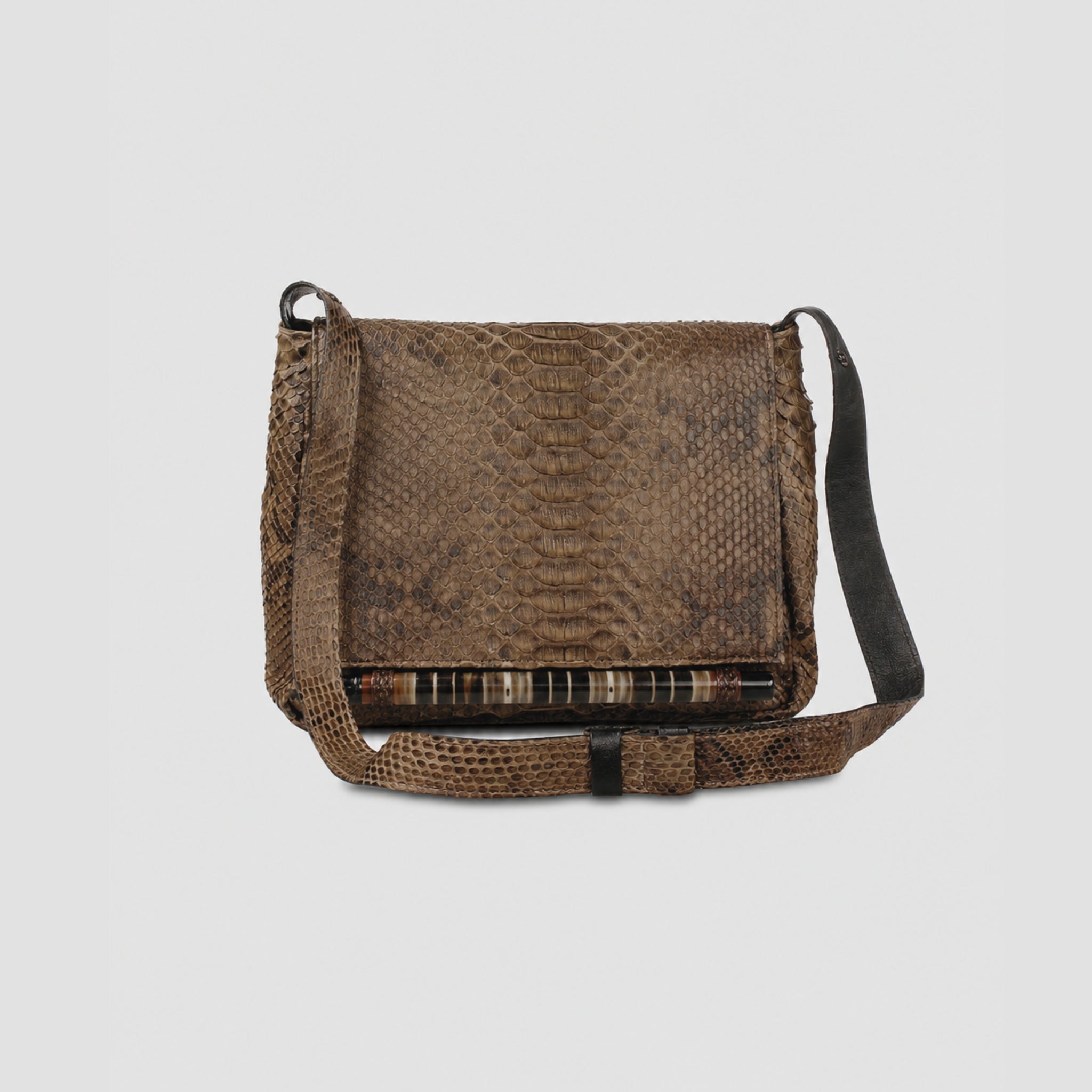 Bolsa Pantanal Couro de Python