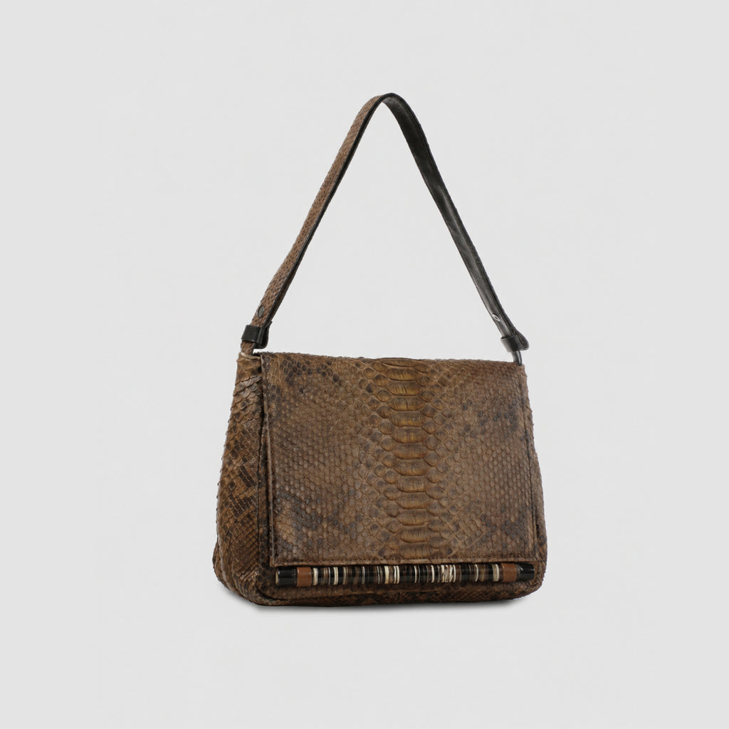 Bolsa Pantanal Couro de Python
